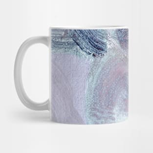 Blue Purple Violet Abstract Art Mug